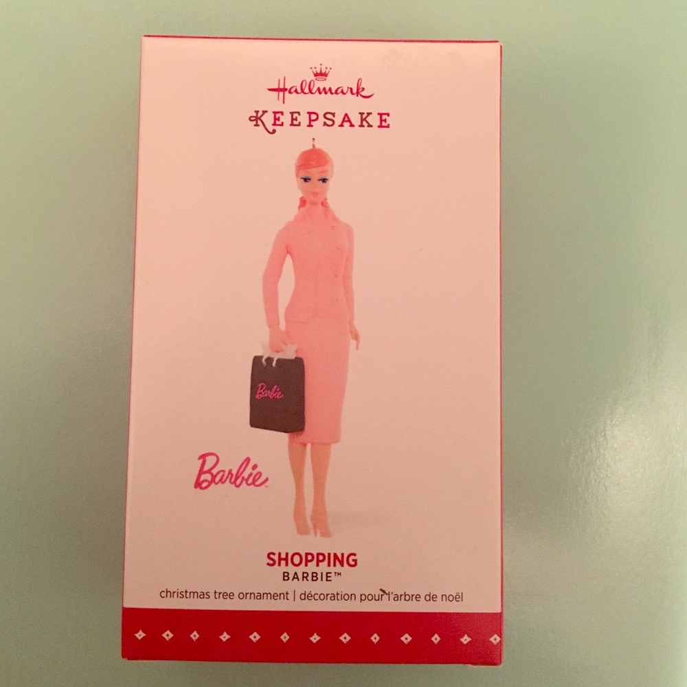 Hallmark Shopping Barbie Christmas Ornament